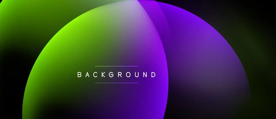 Abstract gradient background. Vivid green transitions to purple. Minimalist Illustrazione stock