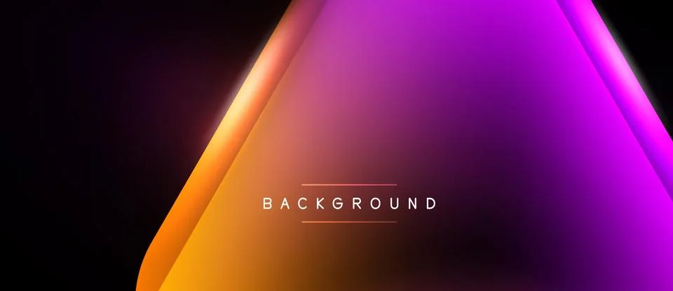Abstract gradient background. Vivid purple, orange hues blend smoothly. Illustrazione stock