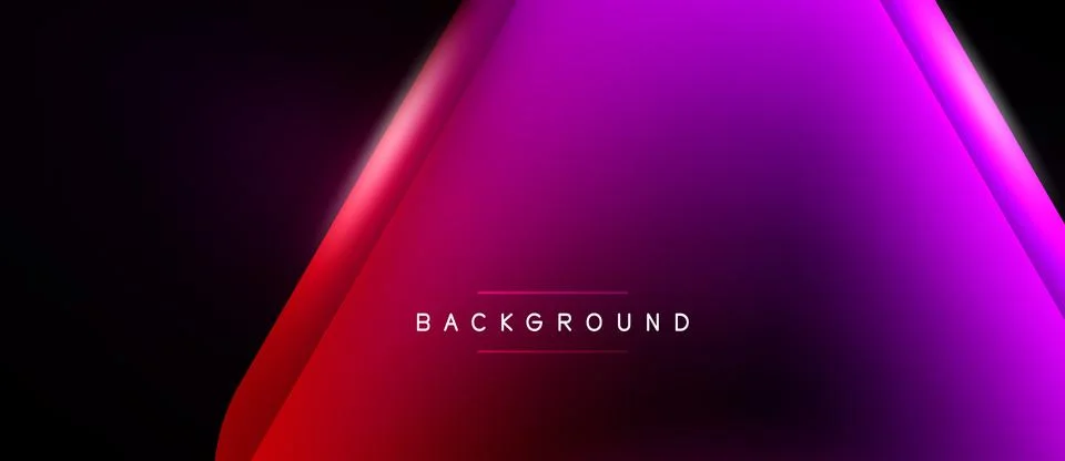 Abstract gradient background. Vivid red, magenta, purple hues blend into blac Stock Illustration