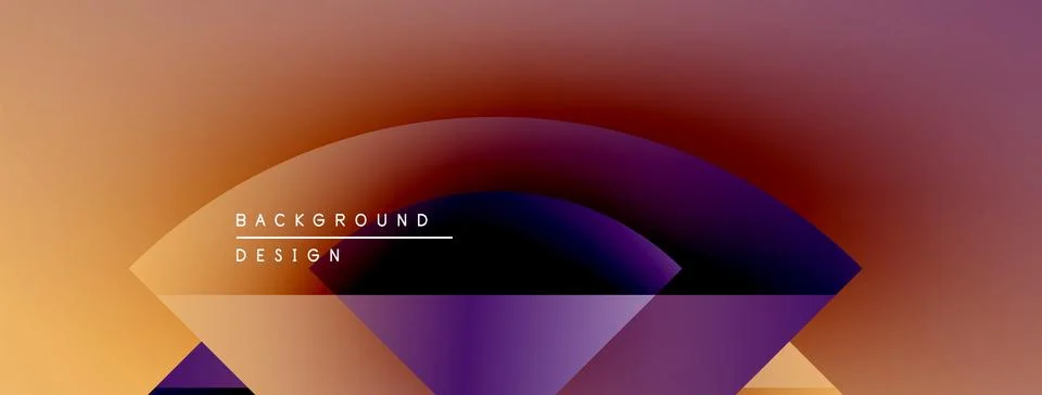Abstract gradient background. Warm colors blend into cool purple hues. Illustrazione stock