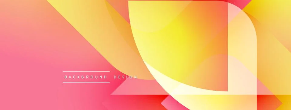 Abstract gradient background. Warm colors blend, creating dynamic visual effect. Stock Illustration