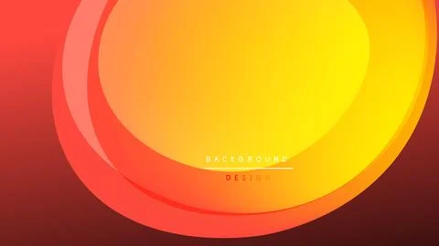 Abstract gradient background. Warm colors dominate, featuring orange, yellow Stock Illustration