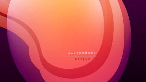 Abstract gradient background. Warm colors blend, creating smooth transitions. Stock Illustration