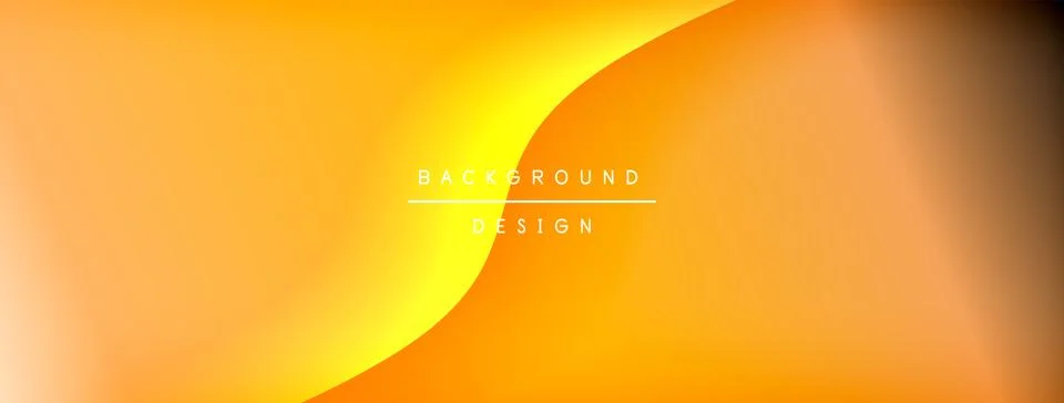 Abstract gradient background. Warm orange, yellow hues blend smoothly. Text Stock Illustration
