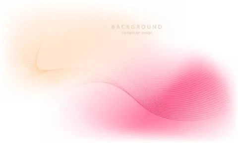 Abstract gradient background. Wave element for design. Digital frequency trac Stock Illustration