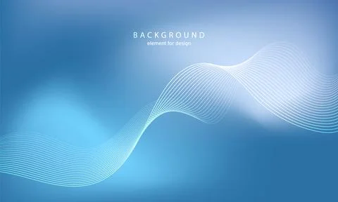 Abstract gradient background. Wave element for design. Digital frequency tr.. Stock Illustration