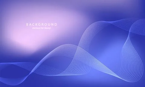 Abstract gradient background. Wave element for design. Digital frequency tr.. Stock Illustration