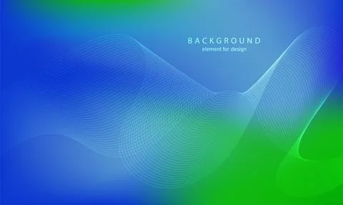Abstract gradient background. Wave element for design. Digital frequency trac Stock Illustration