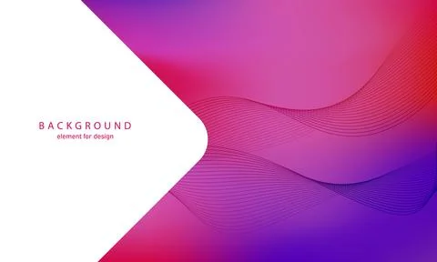 Abstract gradient background. Wave element for design. Digital frequency trac Stock Illustration