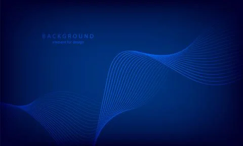 Abstract gradient background. Wave element for design. Digital frequency trac Stock Illustration