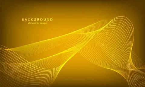 Abstract gradient background. Wave element for design. Digital frequency trac Illustrazione stock