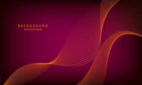 Abstract gradient background. Wave element for design. Digital frequency tr.. Stock Illustration