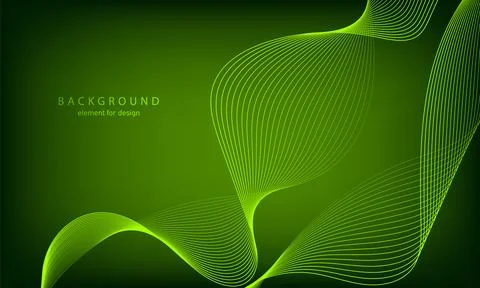 Abstract gradient background. Wave element for design. Digital frequency tr.. Illustrazione stock