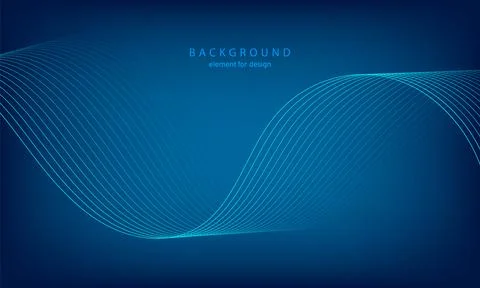 Abstract gradient background. Wave element for design. Digital frequency tr.. Stock Illustration
