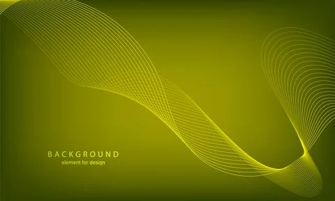 Abstract gradient background. Wave element for design. Digital frequency trac Stock Illustration