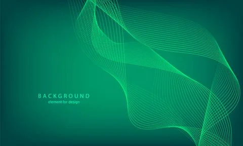 Abstract gradient background. Wave element for design. Digital frequency tr.. Stock Illustration