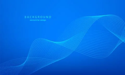 Abstract gradient background. Wave element for design. Digital frequency trac 스톡 일러스트