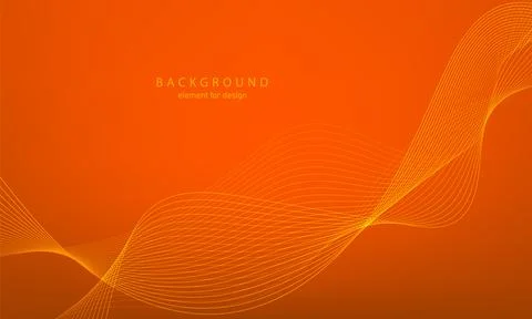 Abstract gradient background. Wave element for design. Digital frequency trac Stock Illustration