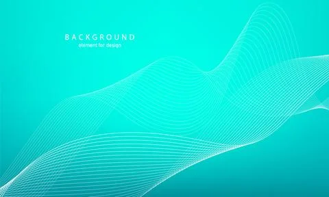 Abstract gradient background. Wave element for design. Digital frequency trac Illustrazione stock