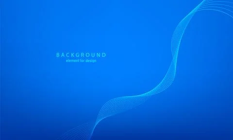 Abstract gradient background. Wave element for design. Digital frequency trac Stock Illustration