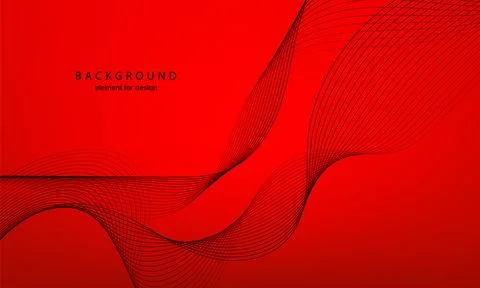 Abstract gradient background. Wave element for design. Digital frequency trac Stock Illustration