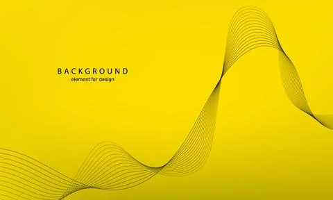 Abstract gradient background. Wave element for design. Digital frequency trac Stock Illustration