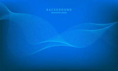 Abstract gradient background. Wave element for design. Digital frequency tr.. Illustrazione stock