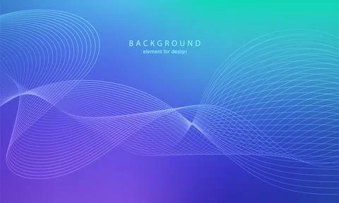 Abstract gradient background. Wave element for design. Digital frequency tr.. Stock Illustration