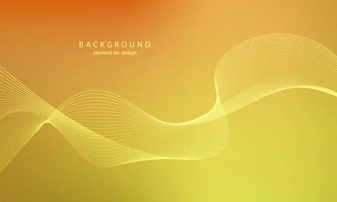 Abstract gradient background. Wave element for design. Digital frequency tr.. Stock Illustration