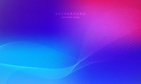 Abstract gradient background. Wave element for design. Digital frequency tr.. Stock Illustration