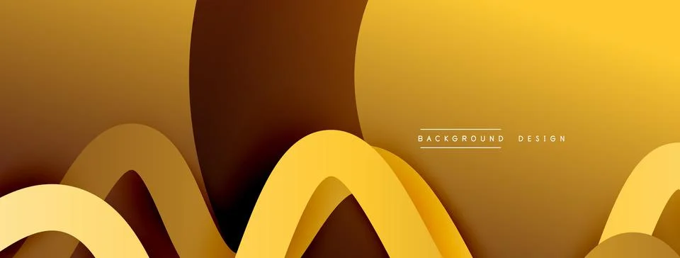 Abstract gradient background with wave line with shadow effect. Geometric Stock Illustration
