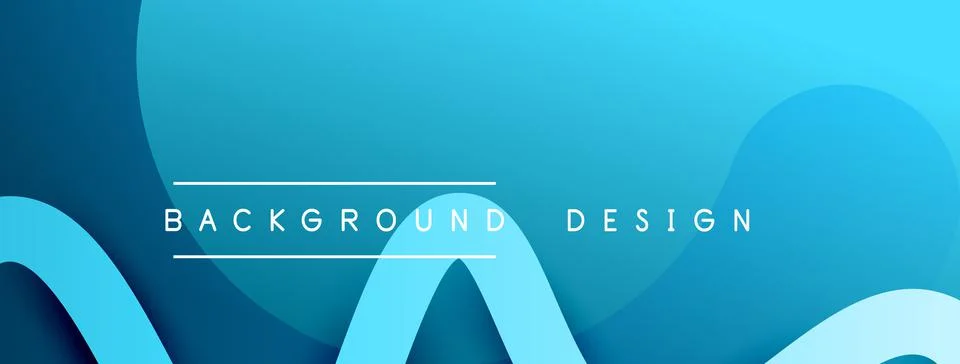 Abstract gradient background with wave line with shadow effect. Geometric Illustrazione stock