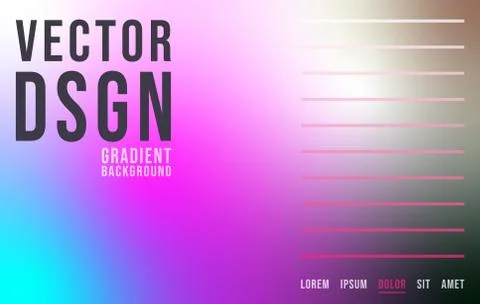 Abstract gradient background for the web banner, cover flyer, brochure or oth Stock Illustration