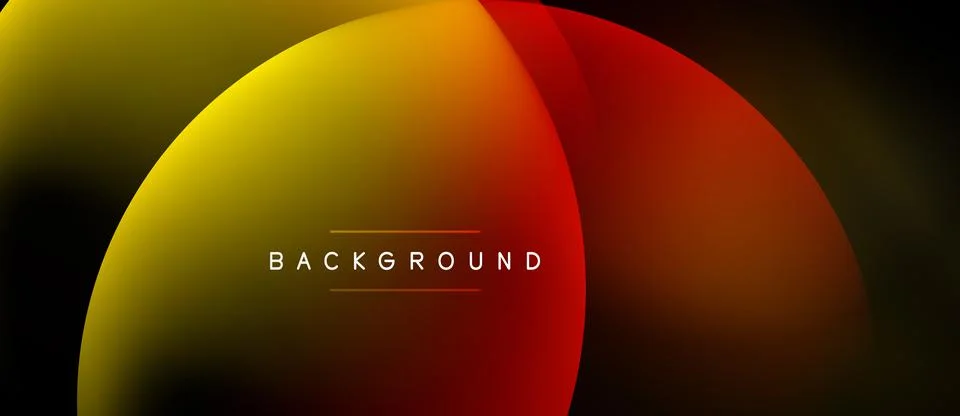 Abstract gradient background. Yellow, orange, red hues blend smoothly. Stock Illustration