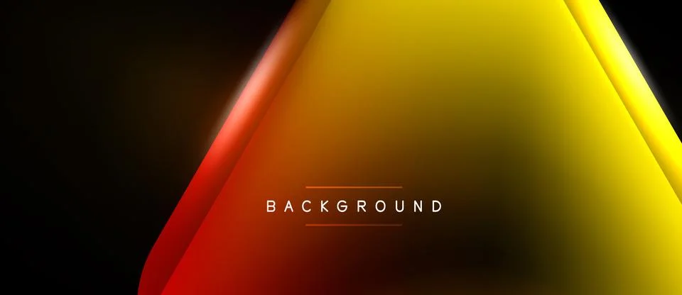 Abstract gradient background. Yellow, orange, red hues blend into black space 스톡 일러스트