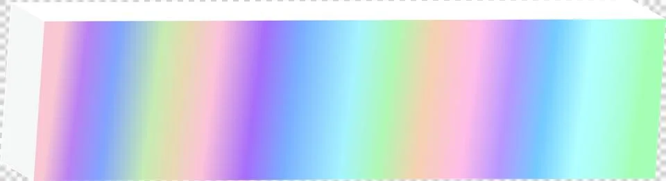 Abstract gradient bar is floating on transparent background, displaying soft 스톡 일러스트
