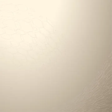 Abstract gradient beige background with intersecting hexagon meshes. Stock Illustration