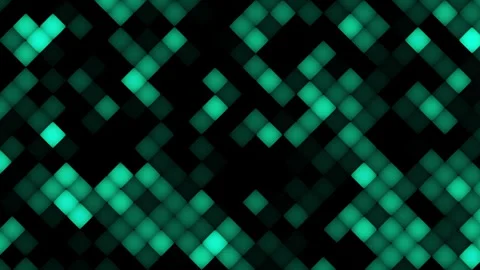 Abstract gradient black and teal green grid of LED lights background. Stock Footage 326625608