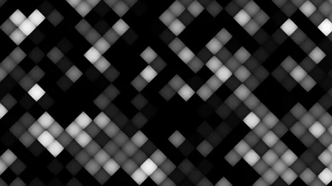 Abstract gradient black and white grid of LED lights background. Stock Footage 326623939