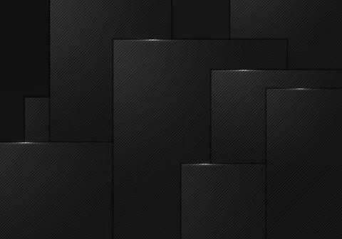 Abstract gradient black metallic decorative style. Stock Illustration