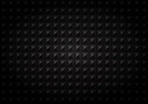 Abstract of gradient black square geometric pattern background. Stock Illustration
