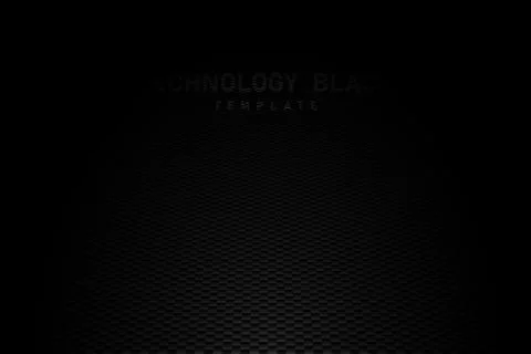 Abstract gradient black square pattern of technology perspective design Stock Illustration