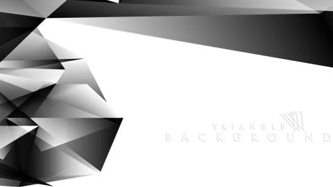 Abstract Gradient black White Geometric Background. Vector Illustration Stock Illustration