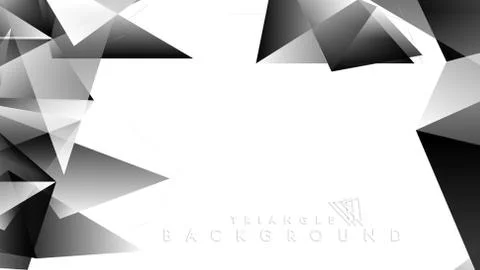Abstract Gradient black White Geometric Background. Vector Illustration Stock Illustration