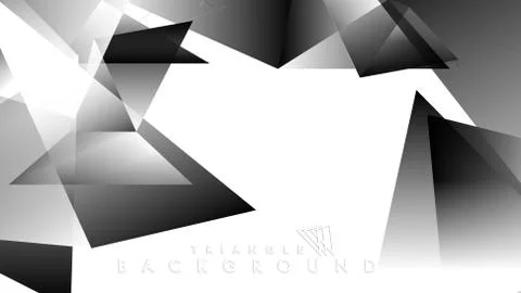 Abstract Gradient black White Geometric Background. Vector Illustration Stock Illustration