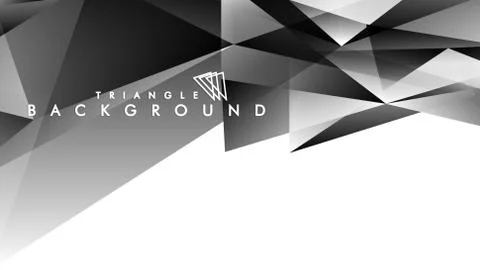 Abstract Gradient black White Geometric Background. Vector Illustration Stock Illustration