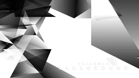 Abstract Gradient black White Geometric Background. Vector Illustration Stock Illustration