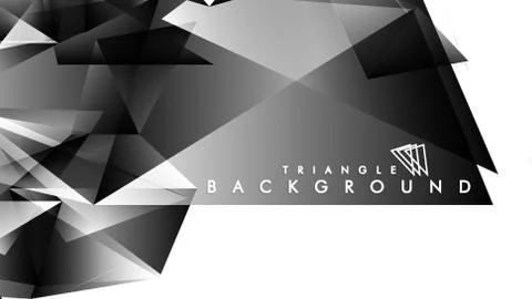 Abstract Gradient black White Geometric Background. Vector Illustration Stock Illustration