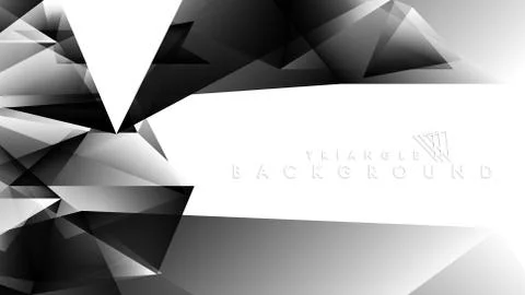 Abstract Gradient black White Geometric Background. Vector Illustration Stock Illustration