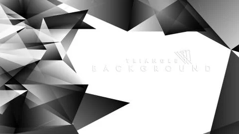 Abstract Gradient black White Geometric Background. Vector Illustration Stock Illustration